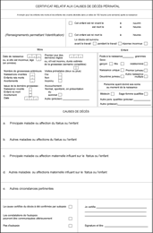 Formulation des causes de décès